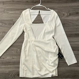 NWT white long sleeve dress